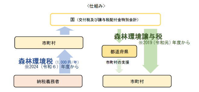 森林環境税の仕組み